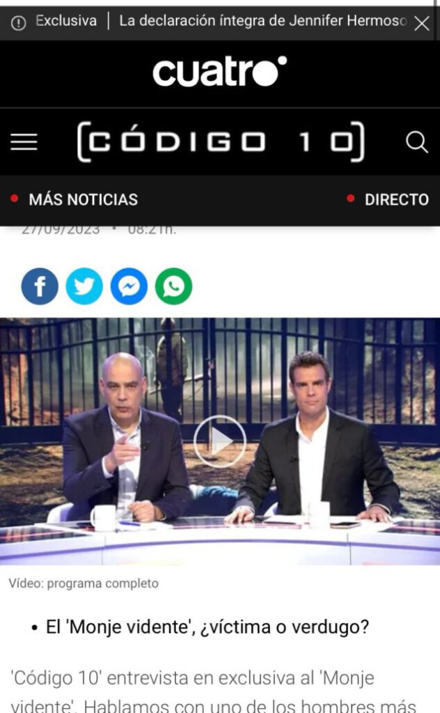 Caso Atalaya Actualización – Alfredo Arrién Paredes Aparece en Código 10