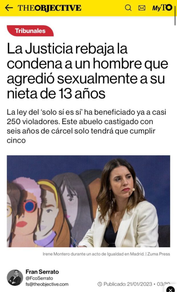 Rebajan de seis a cinco años la condena a un hombre que agredió sexualmente a su nieta